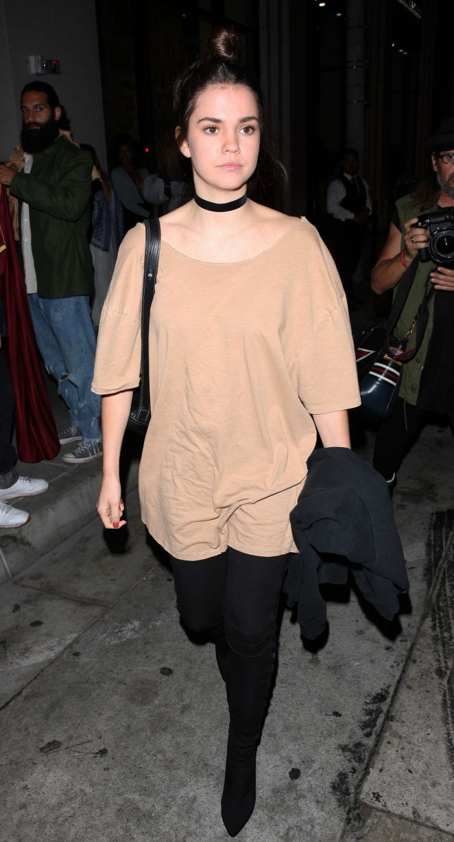 Maia Mitchell at Catch Restaurant in West Hollywood