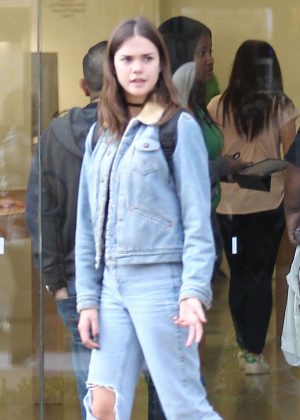 Maia Mitchell - Shopping at The Grove in Los Angeles