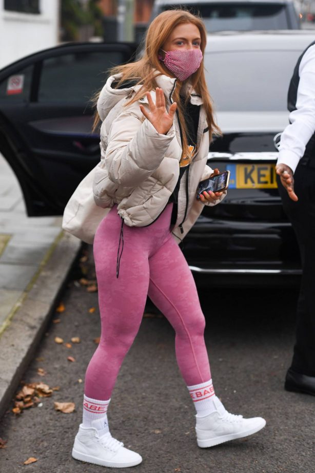 Maisie Smith - Dons sporty at Strictly Come Dancing Rehearsals in London