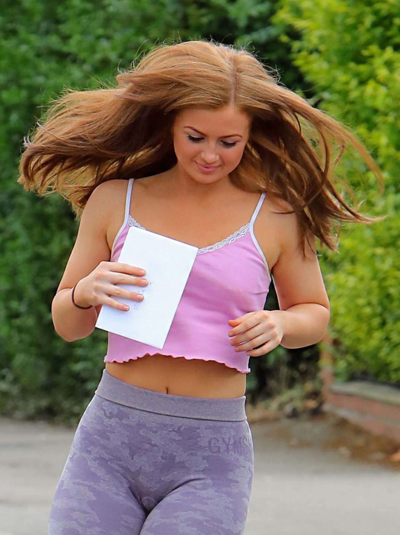 Maisie Smith in Tights - Out in London. 