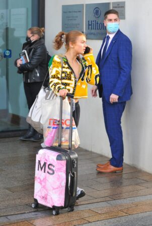 Maisie Smith - Leaves her Liverpool Hotel