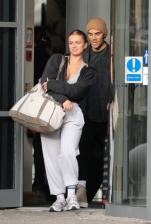 Maisie Smith - Leaving her Newcastle Hotel