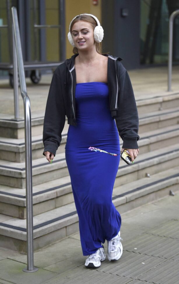 Maisie Smith - Spotted while leaving hotel in Sheffield