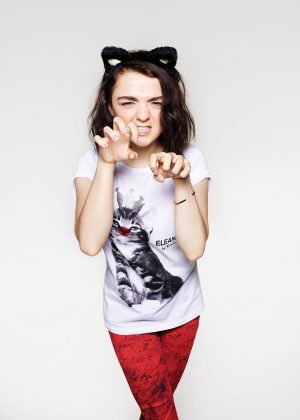 Maisie Williams for TK Maxx and Red Nose Day UK 2017