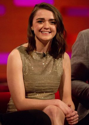 Maisie Williams on 'The Graham Norton Show' in London