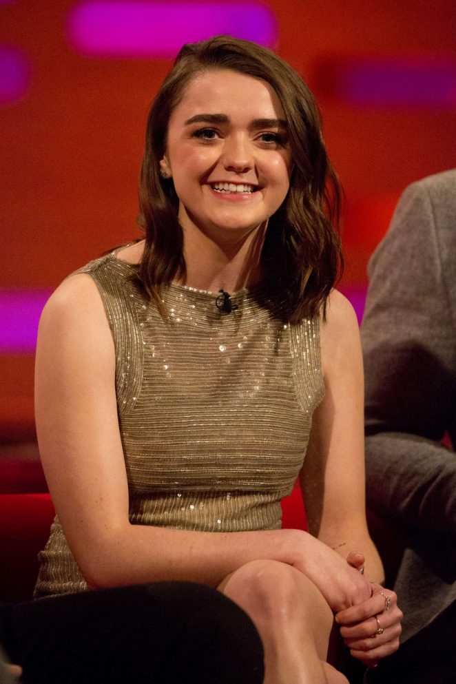 Maisie Williams on 'The Graham Norton Show' in London