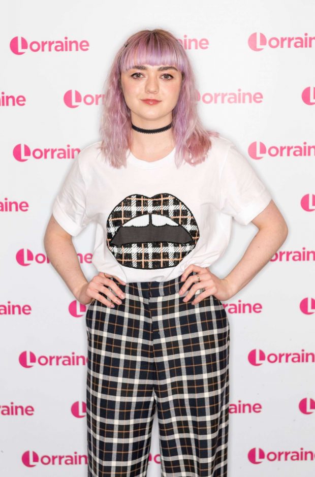 Maisie Williams - On the Lorraine TV show in London