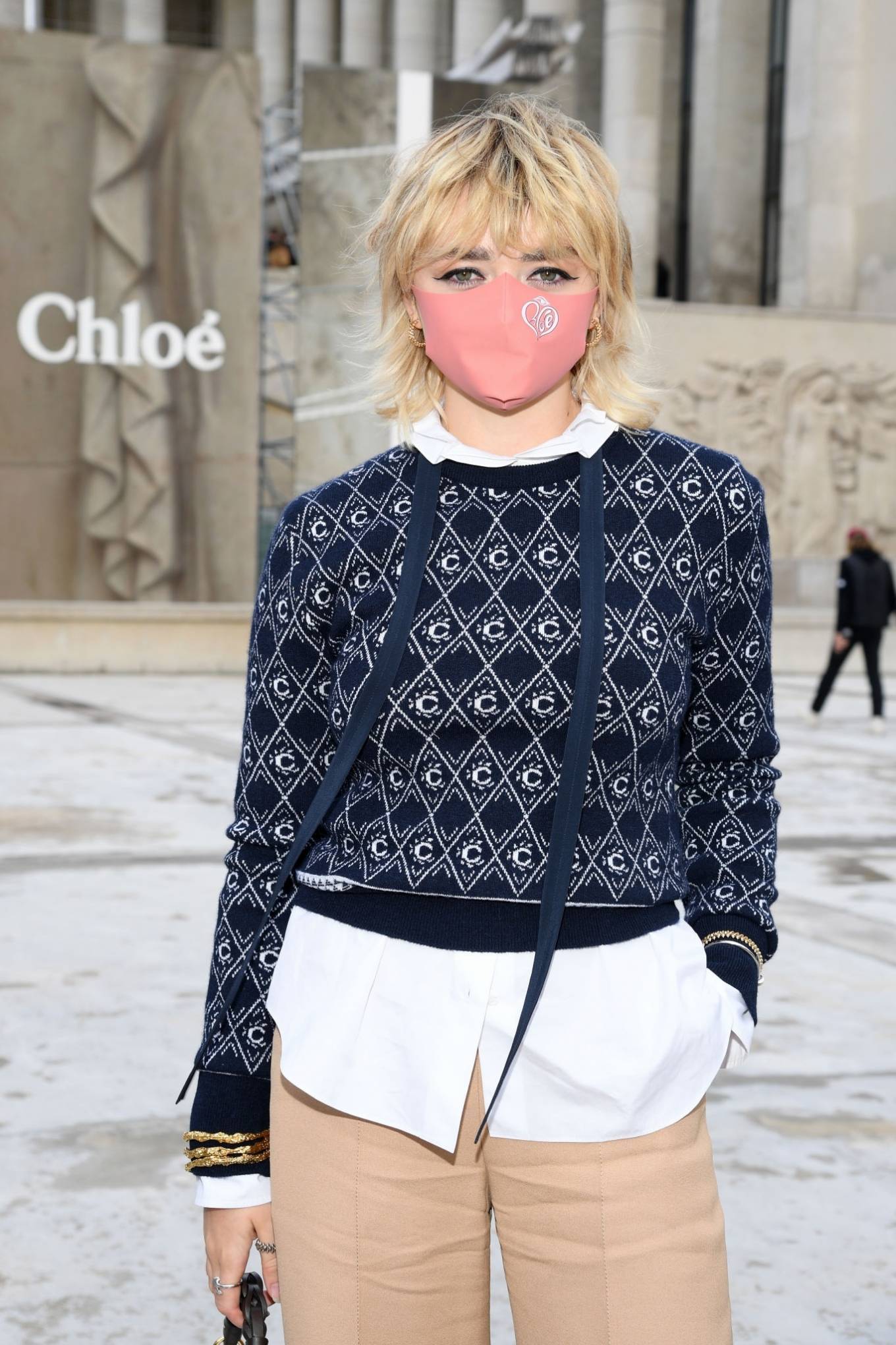 Maisie Williams – Pictured at Chloe show Spring Summer 2021 Paris Fashion Week