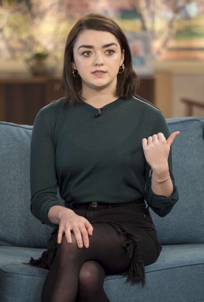 Maisie Williams - 'This Morning' TV show in London