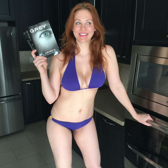Maitland Ward - Bikini Photoshoot to celebrate the release of 'Grey' in Los Angeles