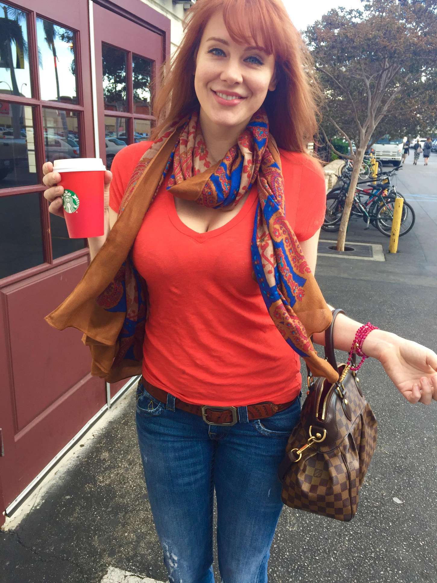 Maitland Ward in Jeans out in LA. 