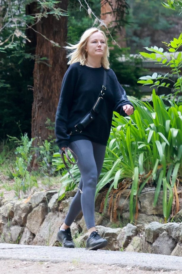 Malin Akerman - Goes hiking with her dog at Griffith Park in Los Feliz