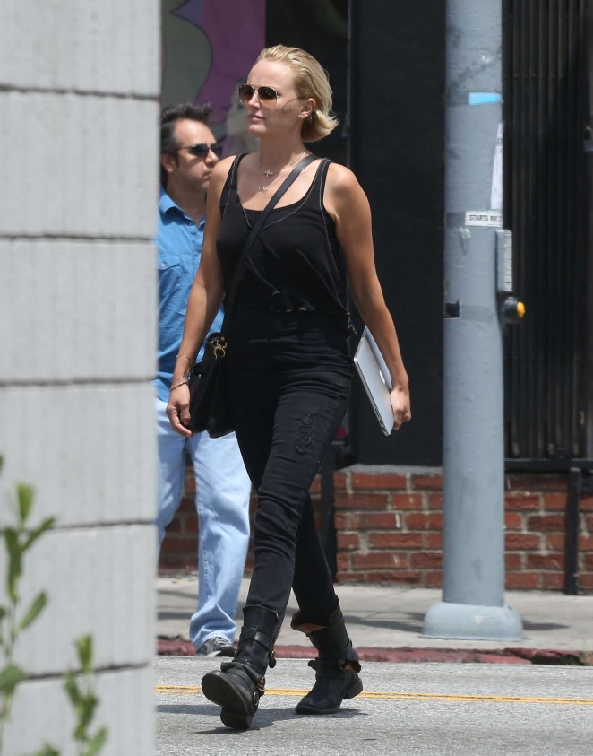 Malin Akerman - Out and about in LA