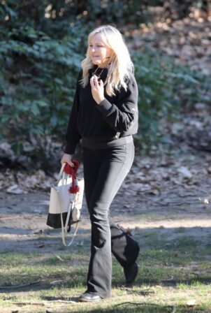 Malin Akerman - Seen at a local park with her son Sebastian in Los Angeles