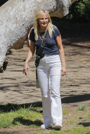 Malin Akerman - Takes her son at Griffith Park in Los Angeles