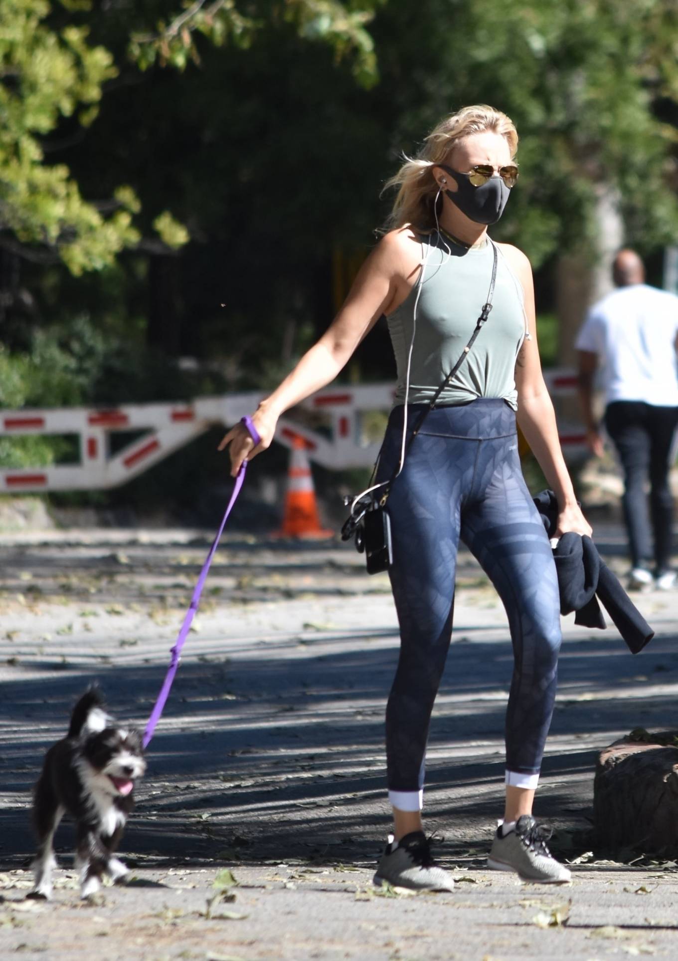 Malin Akerman â€“ Walk with her dog in Los Feliz
