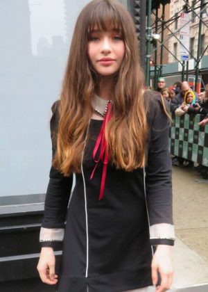 Malina Weissman - Arrives at AOL Build Series in NYC