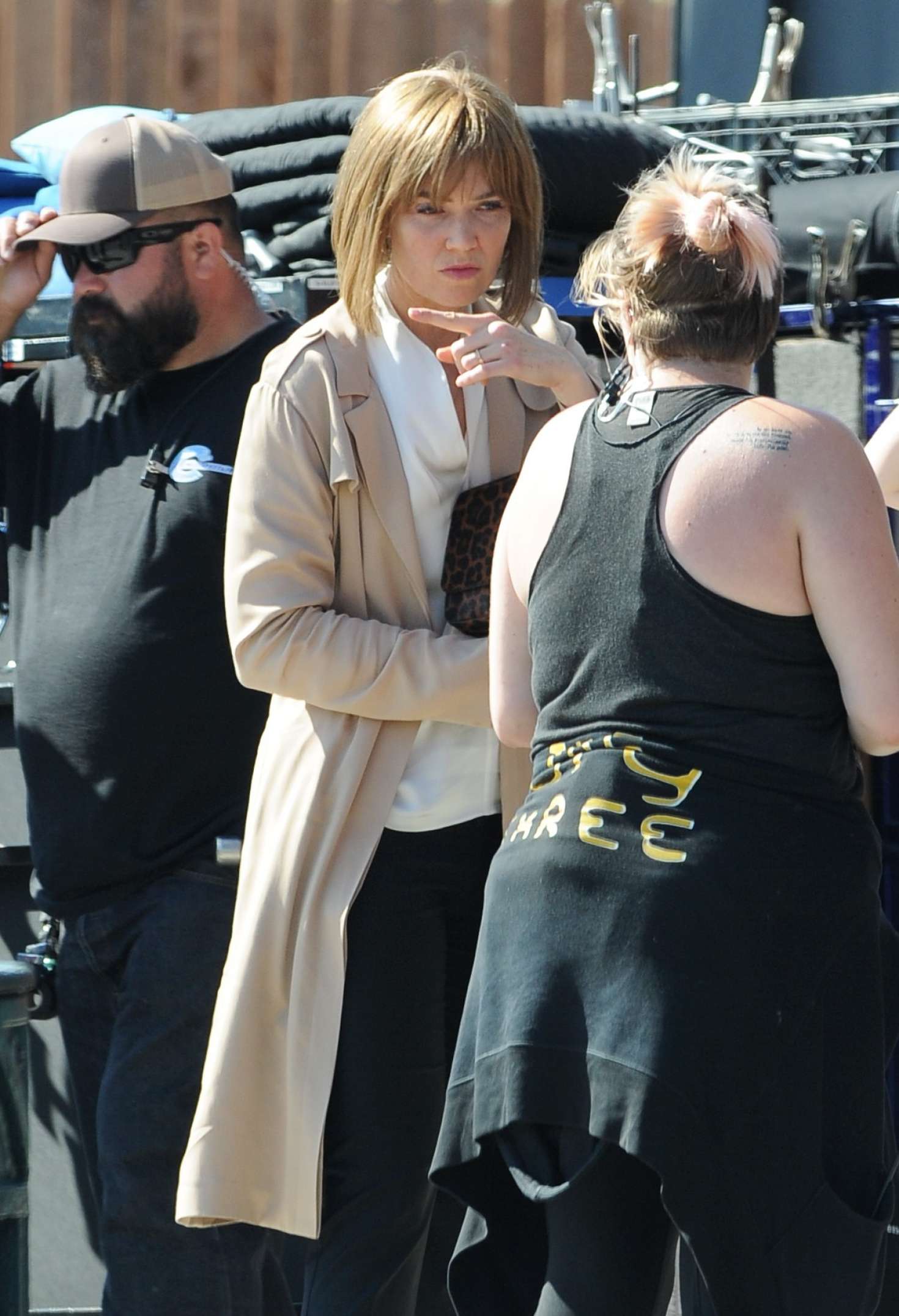 Mandy Moore on the set of 'This Is Us' in Los Angeles