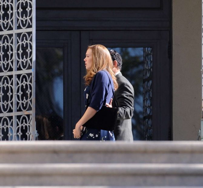 Mandy Moore - On the set of 'This Is Us' in Pasadena