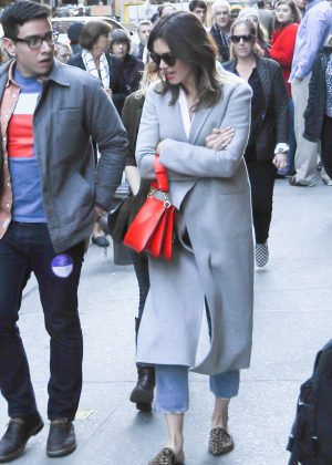 Mandy Moore out in NYC