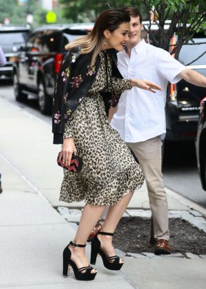 Mandy Moore out in Tribeca