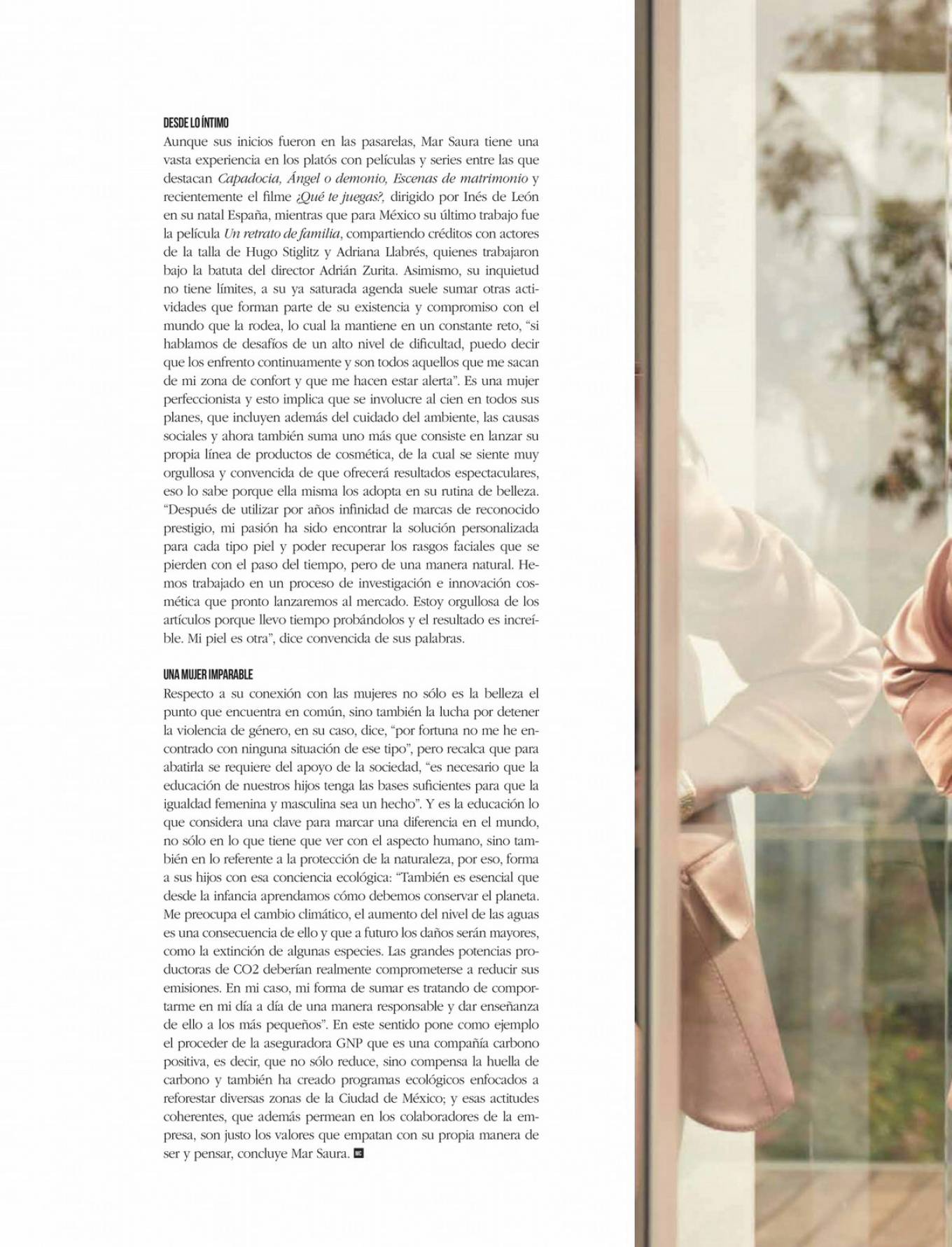 Mar Saura â€“ Marie Claire magazine (Mexico â€“ April 2020)
