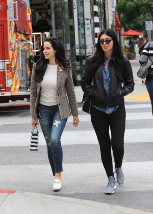 Mara Teigen and Brittny Gastineau Shopping in Beverly Hills