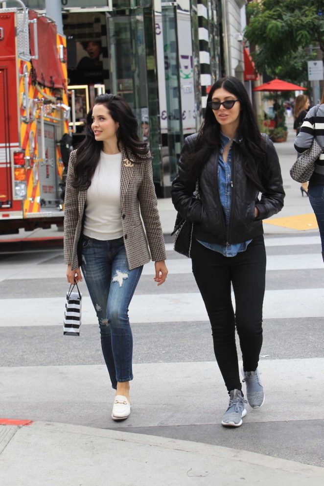 Mara Teigen and Brittny Gastineau Shopping in Beverly Hills