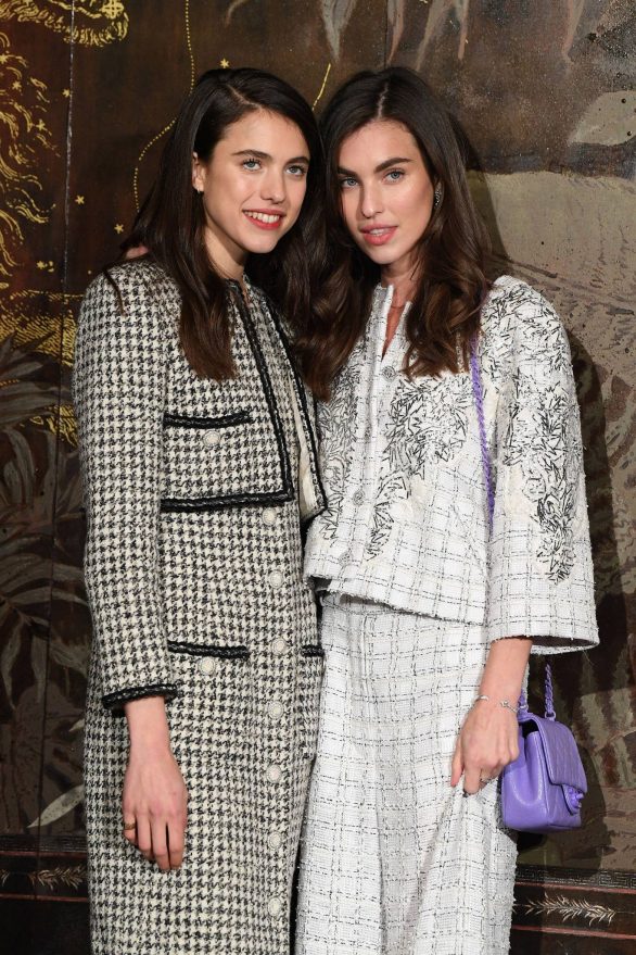 Margaret and Rainey Qualley - Chanel Metiers D'Art Fashion Show in Paris