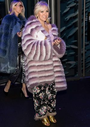 Margaret Josephs - Leaving Carmen Marc Valvo Fashion Show 2018 in NY