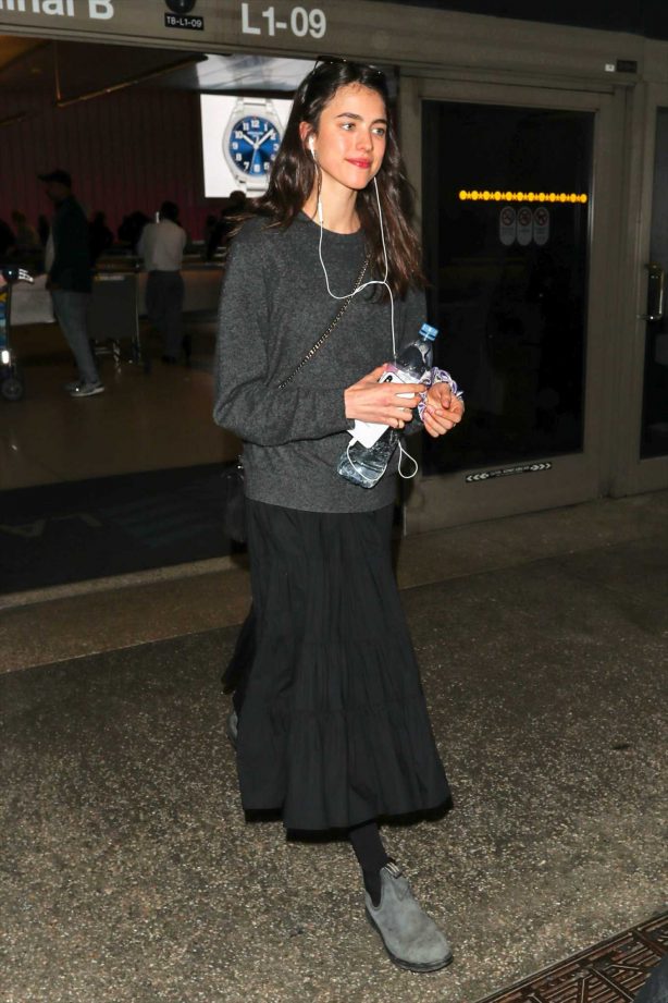 Margaret Qualley - Arrives at LAX airport in Los Angeles