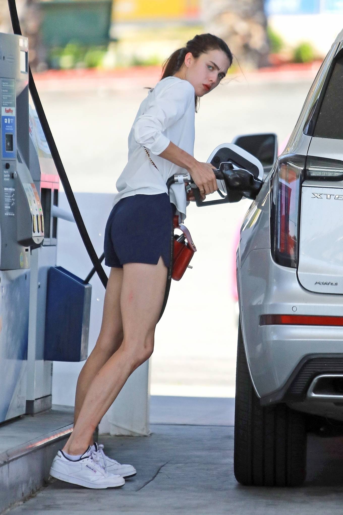 Margaret Qualley at a gas station in Los Angeles-07 GotCe image