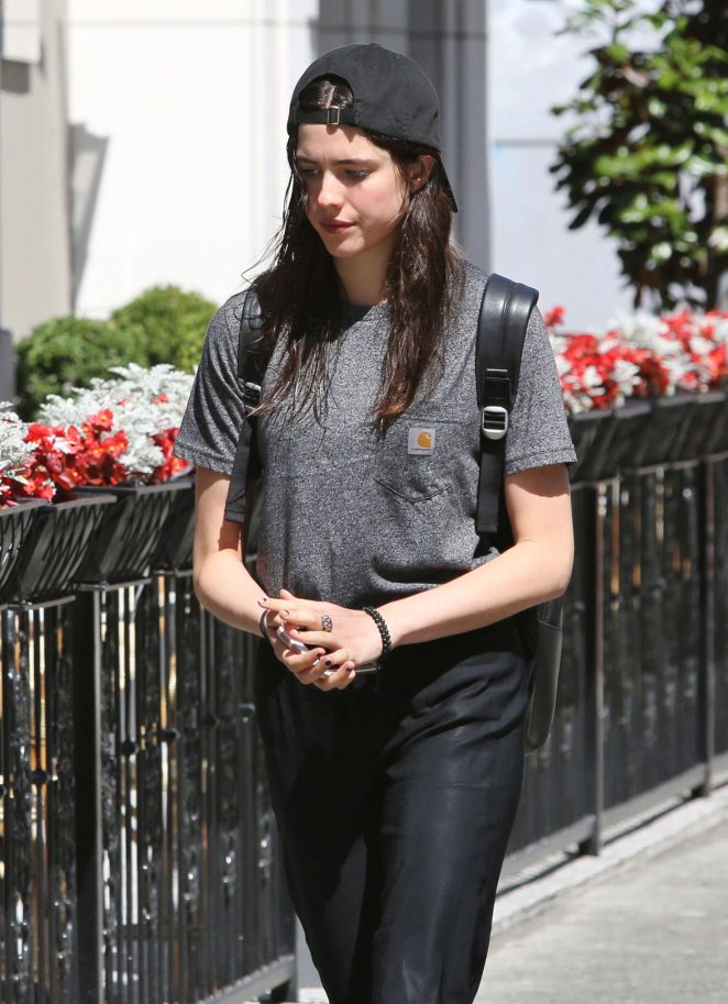 Margaret Qualley - Heading to Dinner in Vancouver