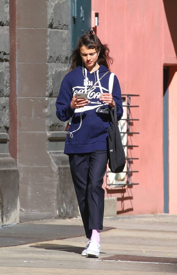 Margaret Qualley - Is spotted for the first time in New York City since split with Shia LaBeouf