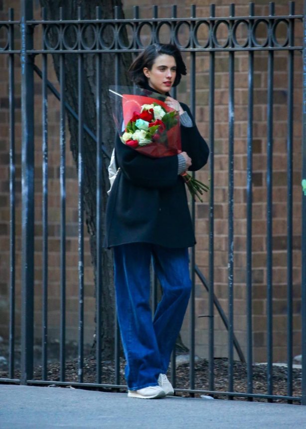 Margaret Qualley - Seen on a Valentine's Day stroll in New York