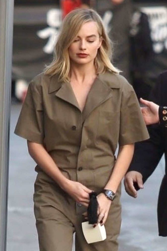 Margot Robbie - Arriving at Jimmy Kimmel Live! in LA