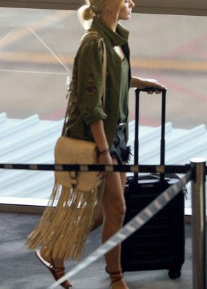 Margot Robbie at Brisbane Airport in Brisbane