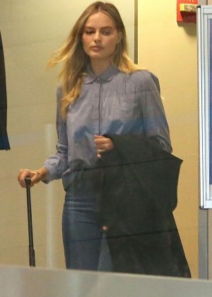 Margot Robbie at LAX airport in Los Angeles