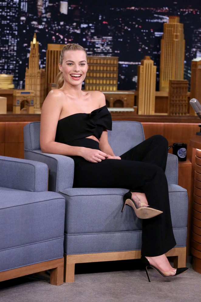Margot Robbie - 'The Tonight Show Starring Jimmy Fallon' in NYC