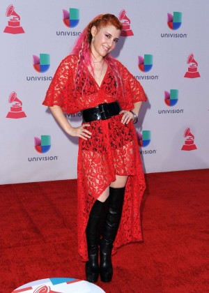 Maria Barracuda - 2015 Latin Grammy Awards in Las Vegas
