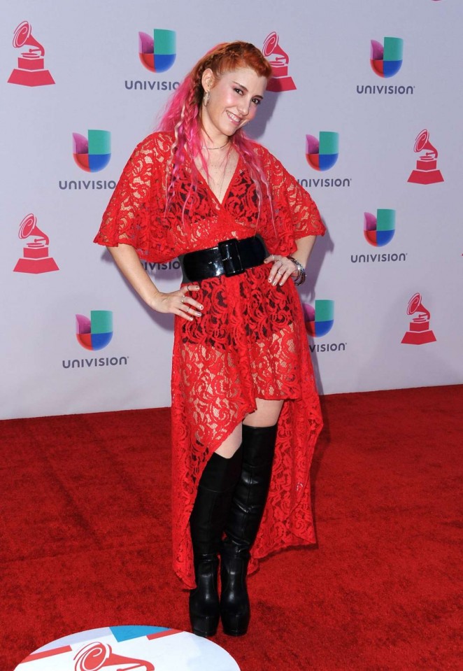 Maria Barracuda - 2015 Latin Grammy Awards in Las Vegas