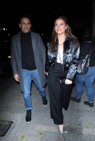 Maria Menounos - On a dinner date at Craig's in West Hollywood