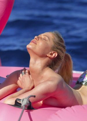 Maria Petric Levshanov - Wearing bikini in Ibiza