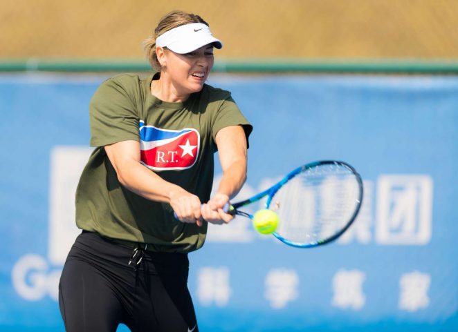 Maria Sharapova - 2018 Shenzen Open WTA International Open in Shenzen