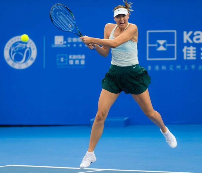 Maria Sharapova - 2018 Shenzhen WTA International Open in Shenzhen
