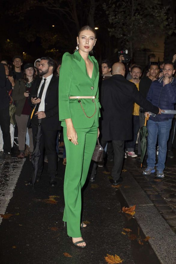 Maria Sharapova - Arrives at Givenchy Show in Paris