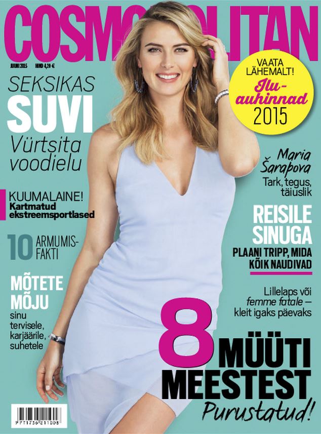 Maria Sharapova – Cosmopolitan Estonia Magazine (June 2015) | GotCeleb