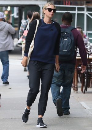 Maria Sharapova out in East Village in New York City