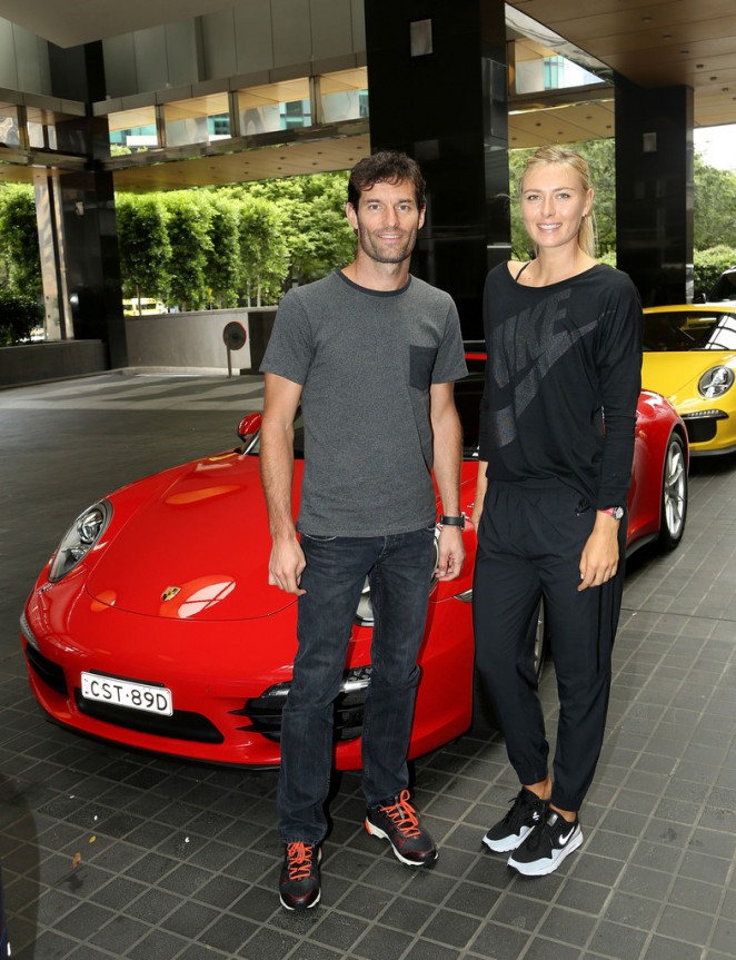 Maria Sharapova - Porsche Photocall in Melbourne