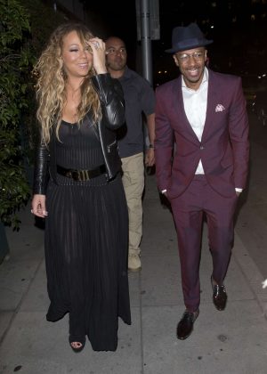 Mariah Carey at Mr. Chow Restaurant in Los Angeles